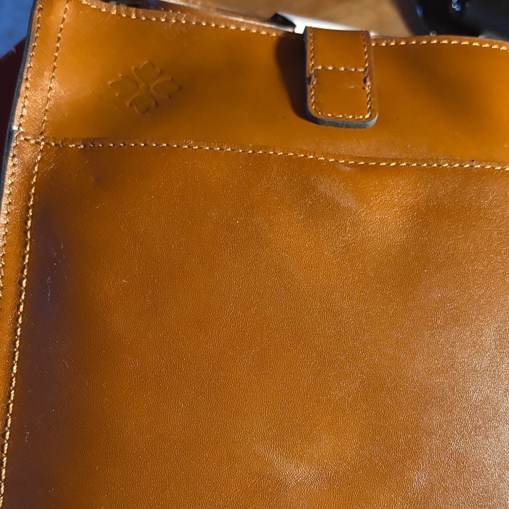 Patricia Nash Tan Embossed Leather Belt - Picture 6 of 9
